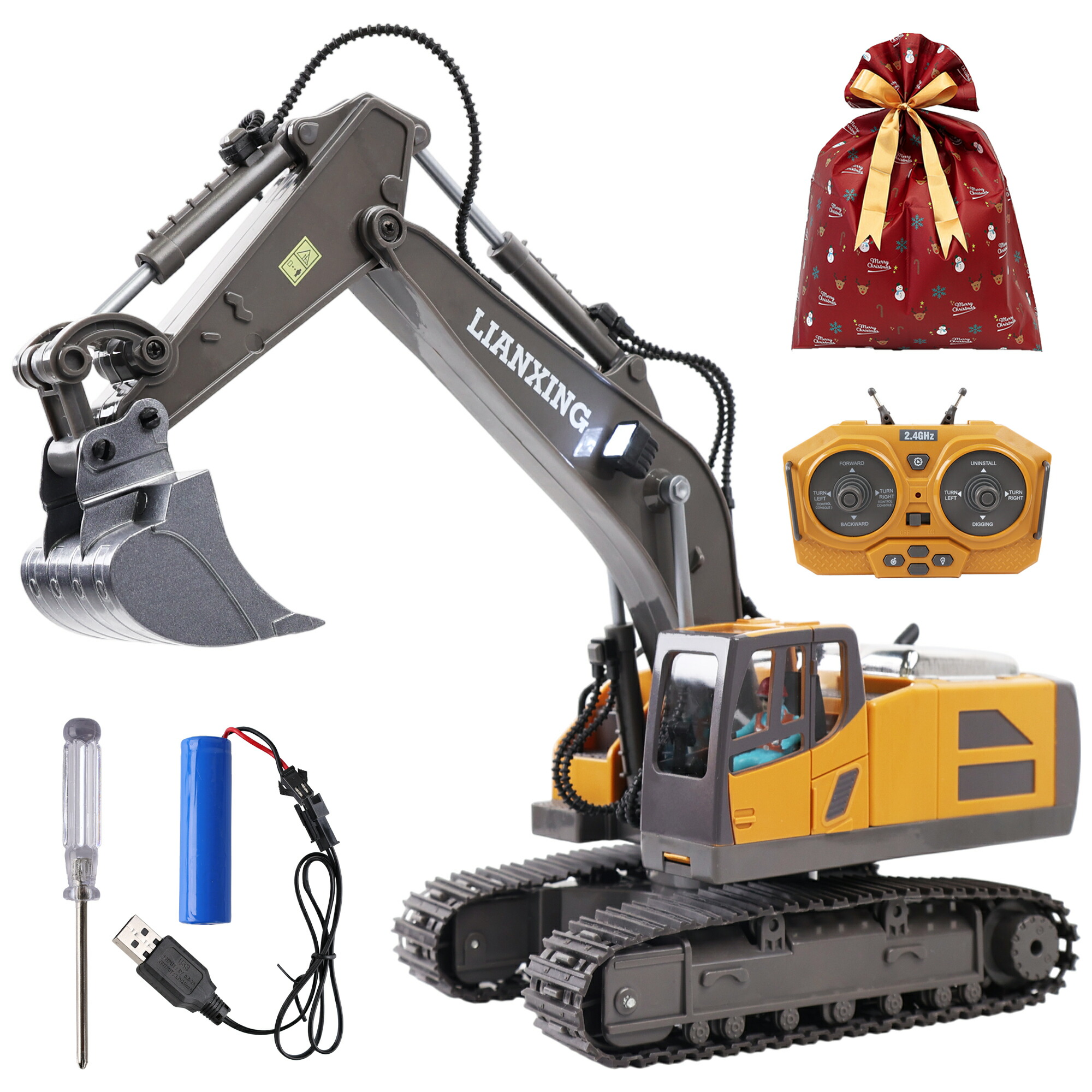 楽天市場】重機ラジコン ショベルカー パワーショベル RC 本物に近い