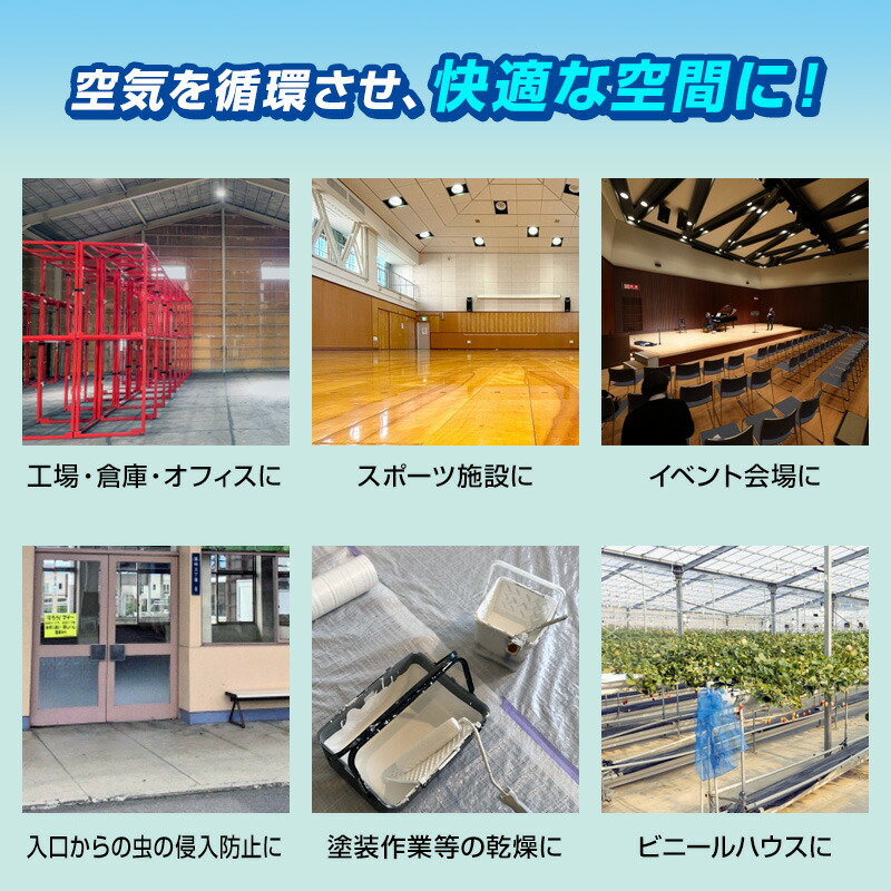 楽天市場】鯛勝産業 壁掛け 工場扇 50cm BA-500E アルミ製4枚羽 大型