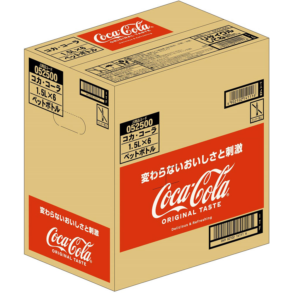 楽天市場】日本コカ・コーラ コカ・コーラ ケース 1．5L×6