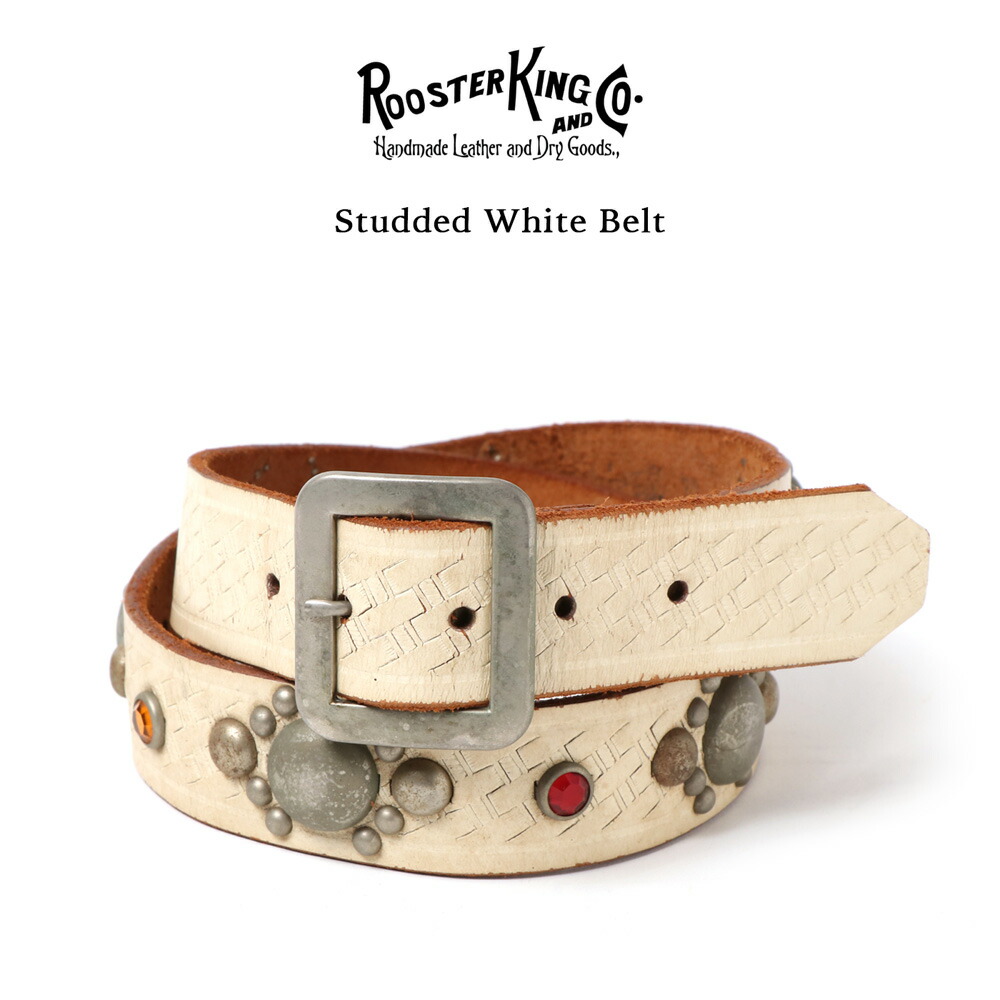 楽天市場】ROOSTER KING and CO. ルースターキング スタッズ ホワイト