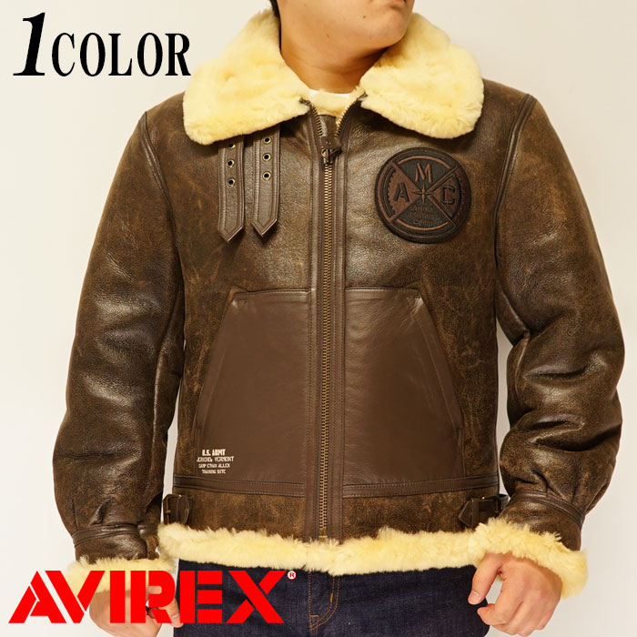 楽天市場】AVIREX アヴィレックス レザー ジャケット B-3 アウター