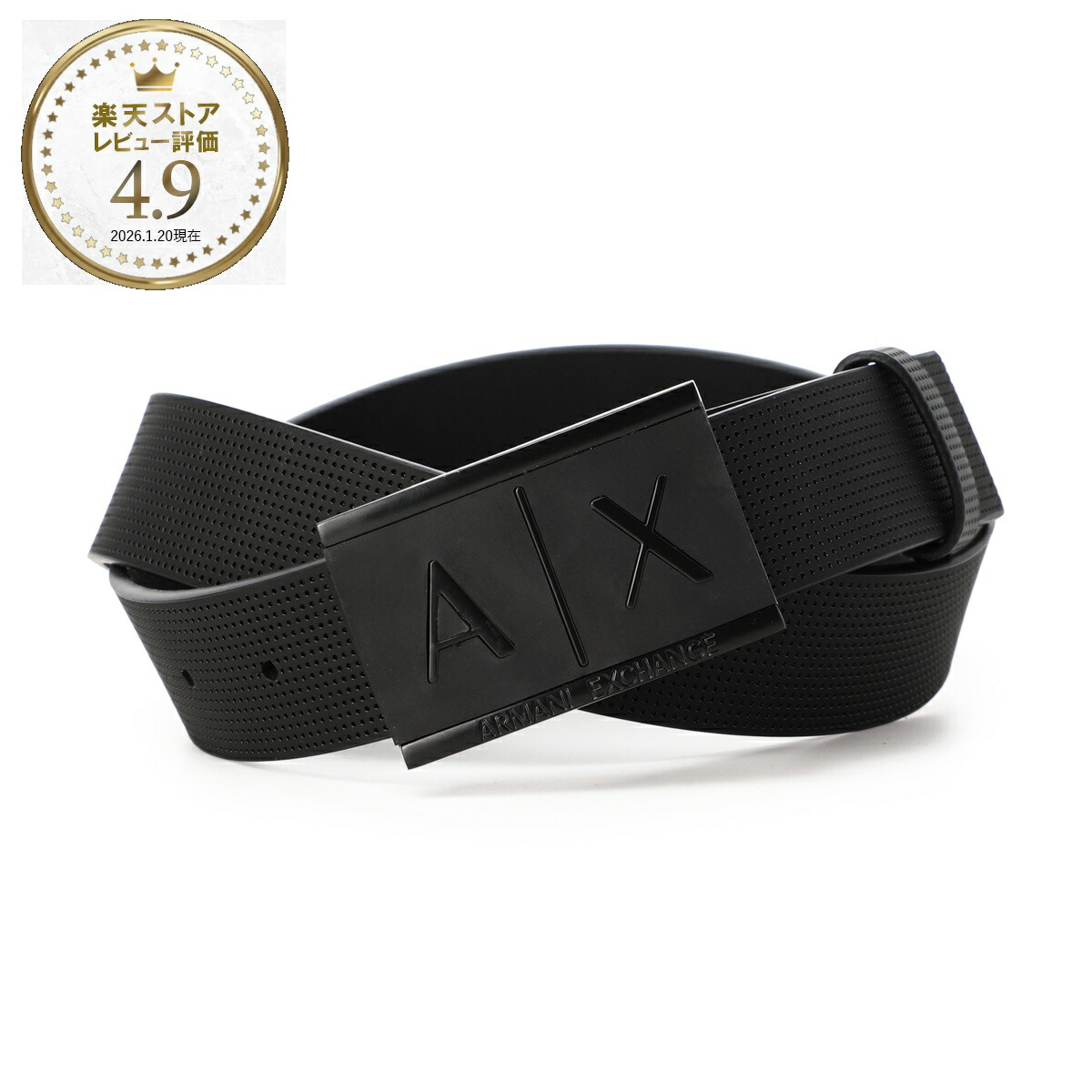 楽天市場】アルマーニエクスチェンジ ARMANI EXCHANGE ベルト ブラック