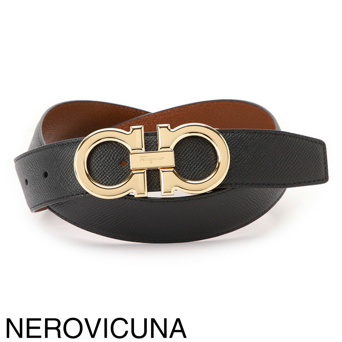 楽天市場】フェラガモ FERRAGAMO リバーシブル ベルト メンズ 679710