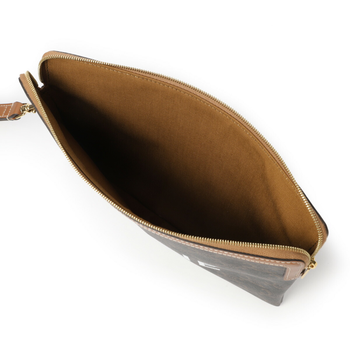 楽天市場】セリーヌ CELINE クラッチバッグ ポーチ ブラウン