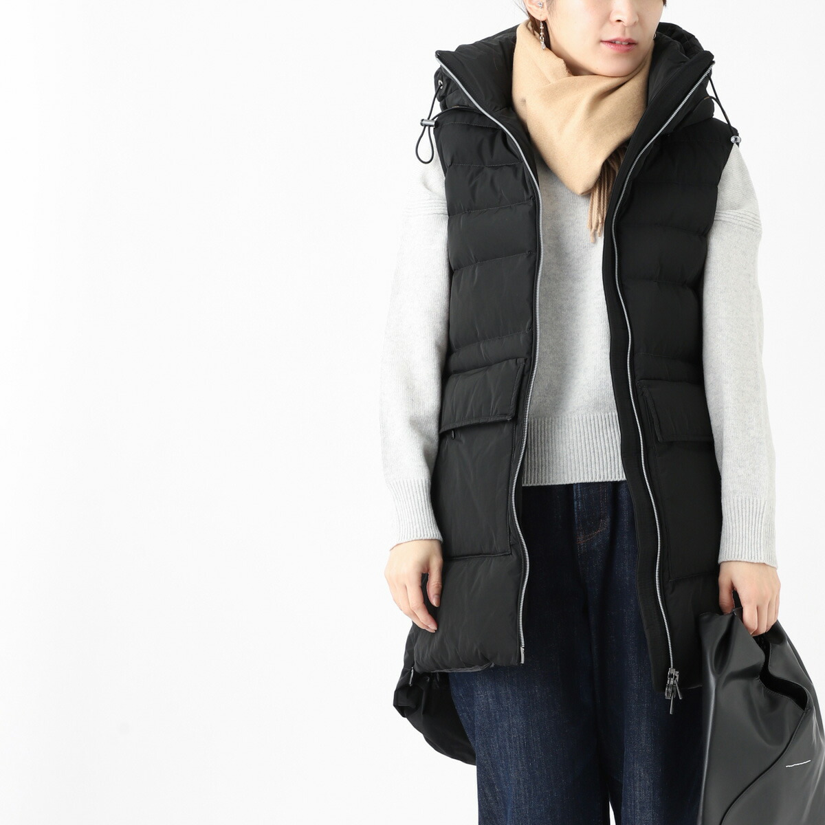 楽天市場】タトラス TATRAS ダウンベスト ブラック レディース 大きい