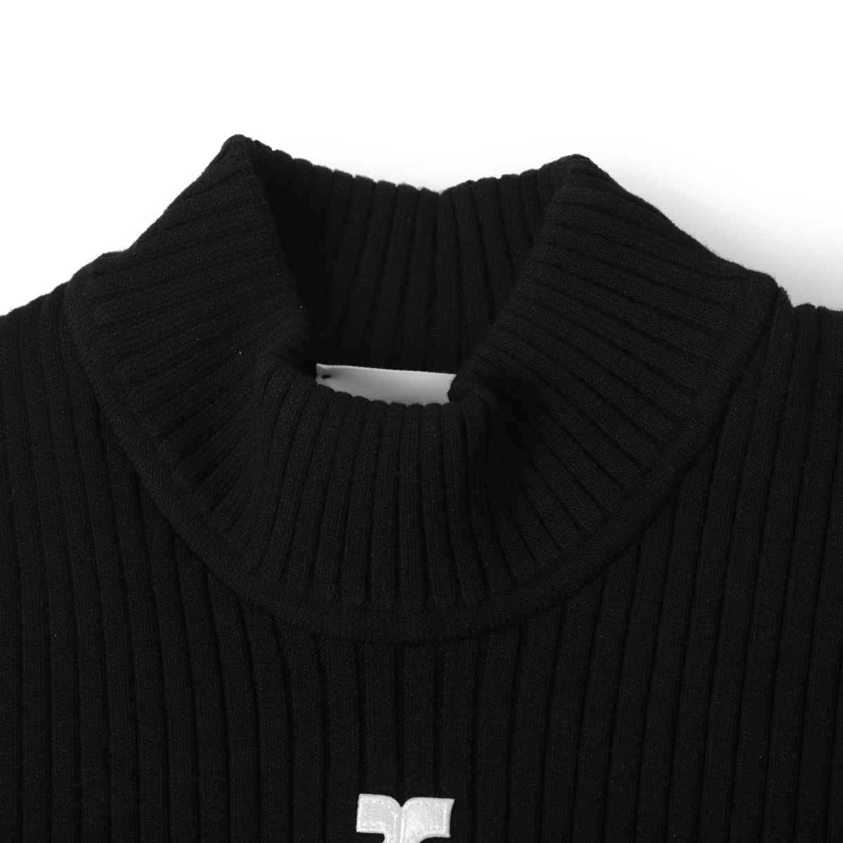 楽天市場】クレージュ courreges モックネック半袖ニット レディース