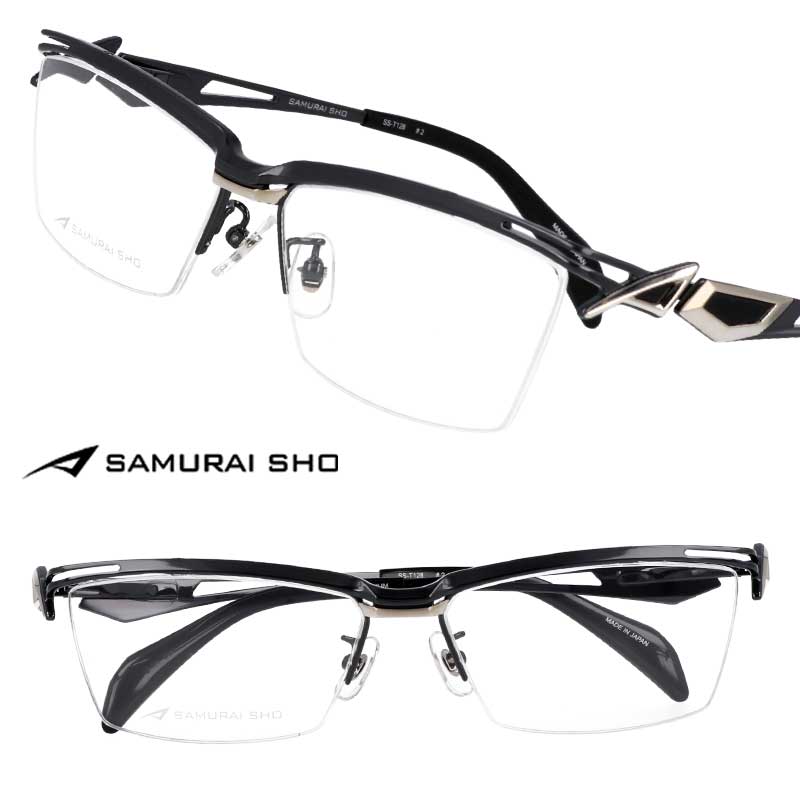 楽天市場】サムライ翔 メガネ フレーム 2025 SS-T128＃2 ガンメタル