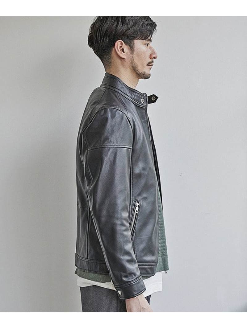 楽天市場】【SALE／50%OFF】シングルライダースレザージャケット UNION