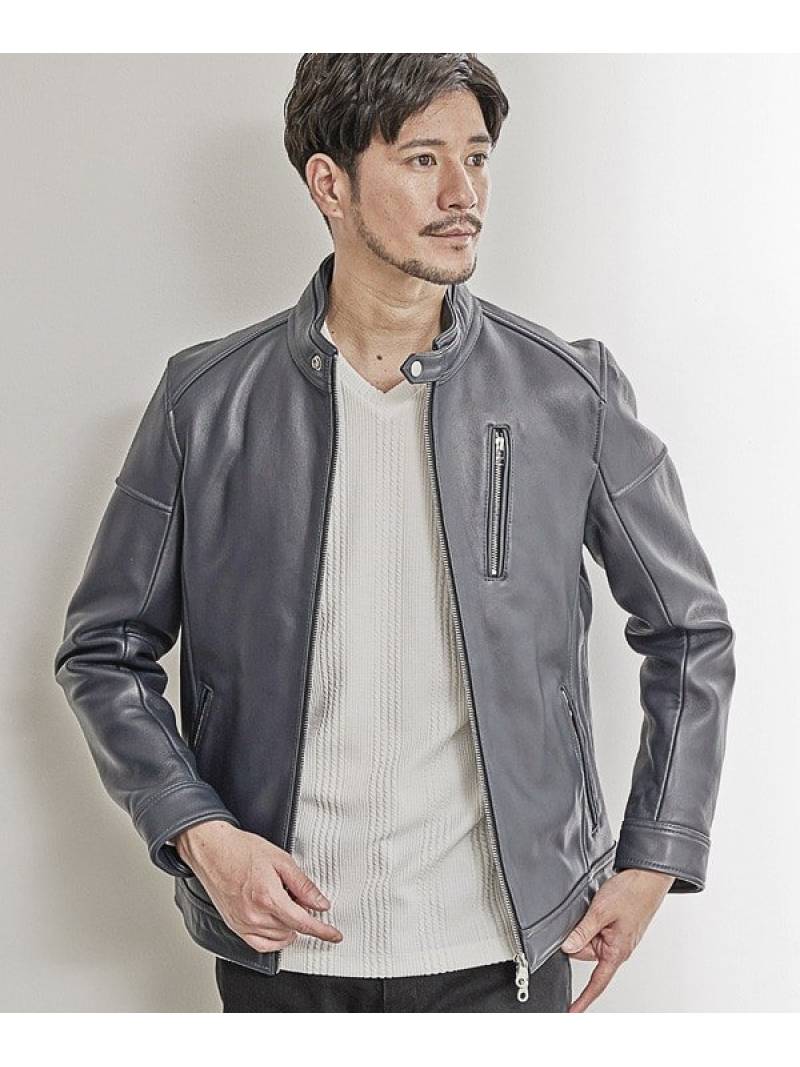 楽天市場】【SALE／50%OFF】シングルライダースレザージャケット UNION