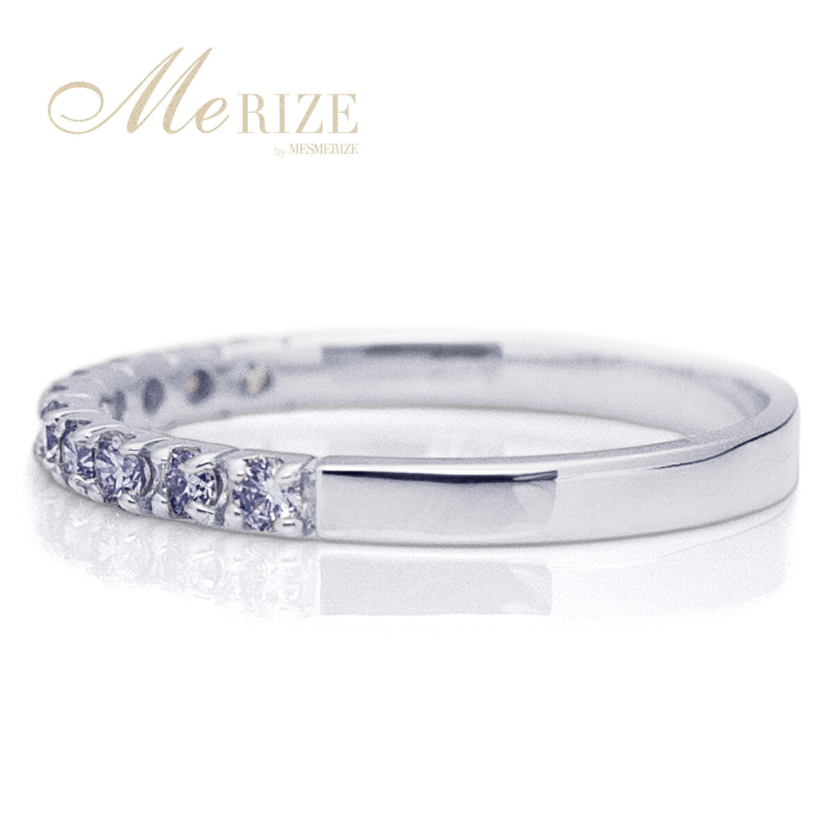 楽天市場】【超特価】天然ダイヤモンド 10石 ハーフエタニティリング