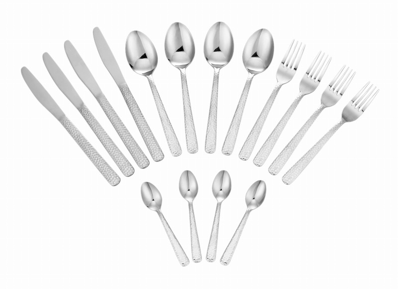 楽天市場】【日本・新潟県産 モダンなカトラリー16点セット】 鎚目