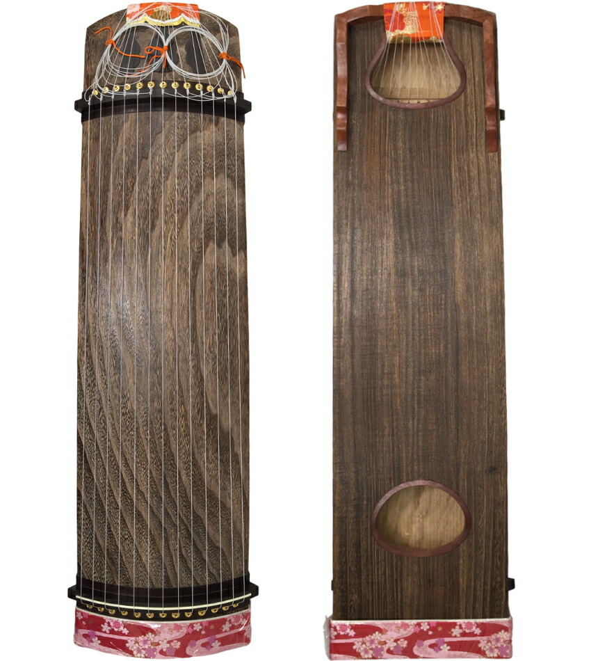 楽天市場】全長90cmの短箏□高級素材のミニ箏「小美箏(おみごと)並