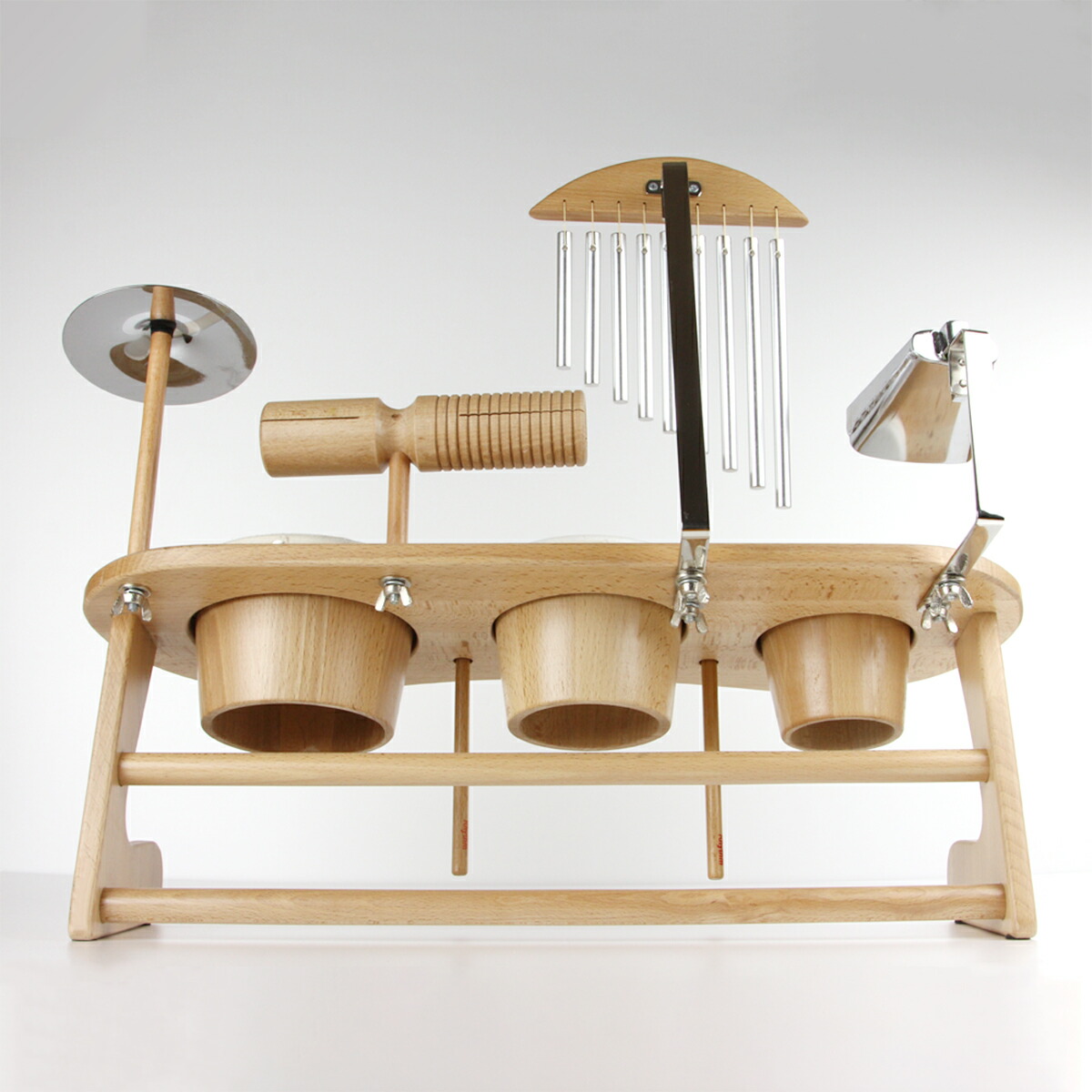 楽天市場】オリジナルドラムセット 子ども用 木製/本革 RP-1500/DS/EC