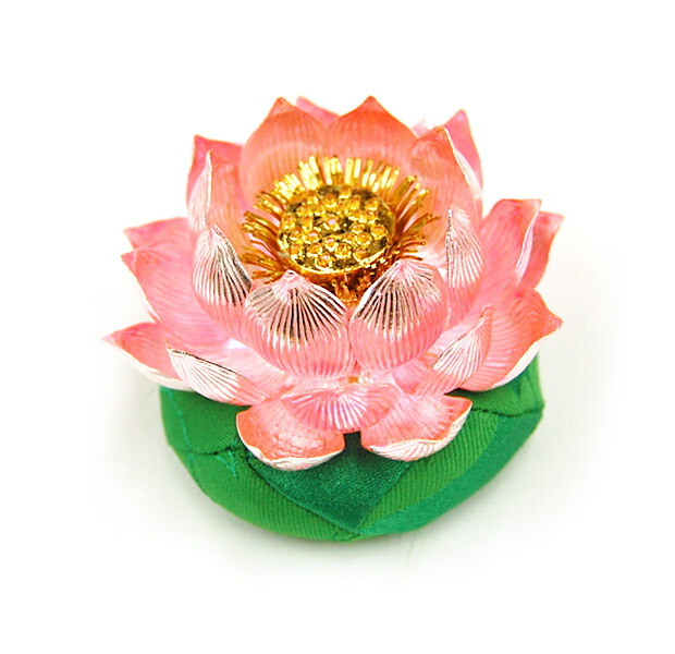 楽天市場】純銀製 蓮飾り【送料無料】お部屋のインテリアに。常花