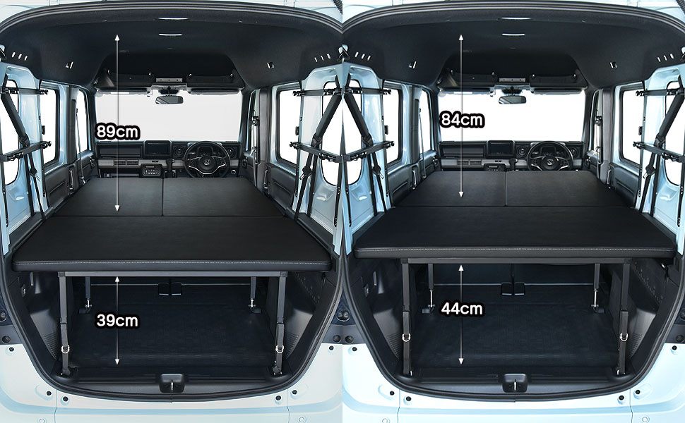 楽天市場】N-VAN マルチスペースEX m.flat ベッドキット レザータイプ