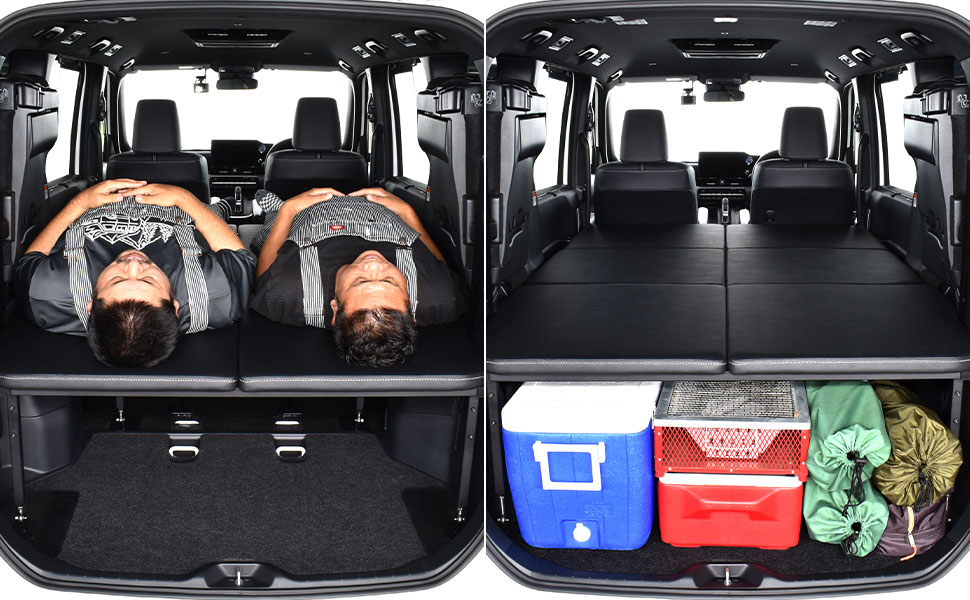 楽天市場】 90系 ヴォクシー m.flat 6分割タイプ ベッドキット 難燃