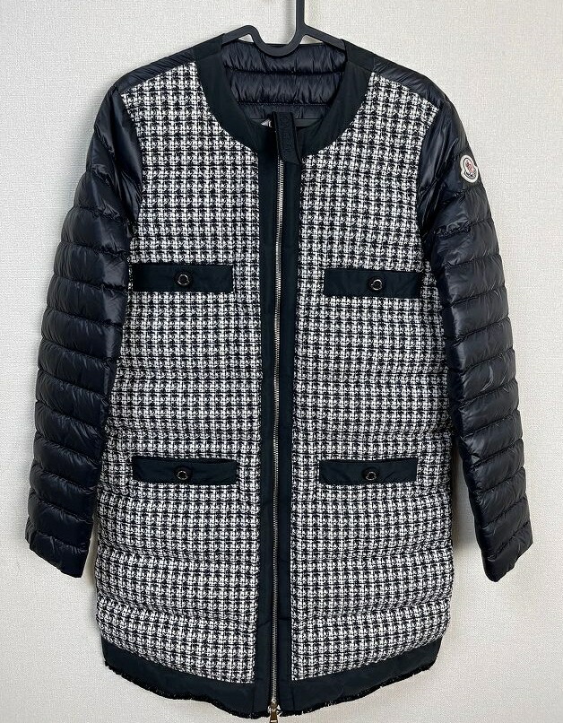 楽天市場】【MONCLER/モンクレール/MAIX GIUBBOTTO/ツイード切替