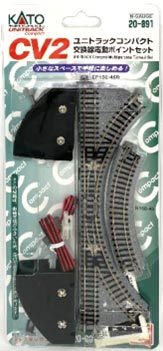 楽天市場】CV2 ユニトラックコンパクト 交換線電動ポイントセット