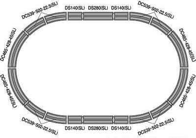 楽天市場】高架複線 スラブ大円セット【TOMIX・91079】「鉄道模型 N