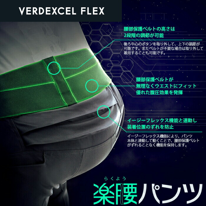 楽天市場】ミドリ安全 楽腰パンツ 作業服 春夏 女性用パンツ単体