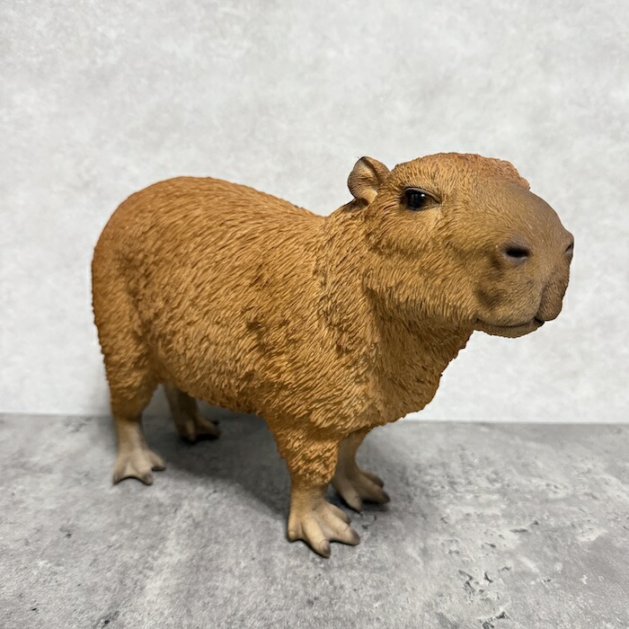 楽天市場】置物 カピバラ 大 かわいいオブジェ 体長31.8cm woobia