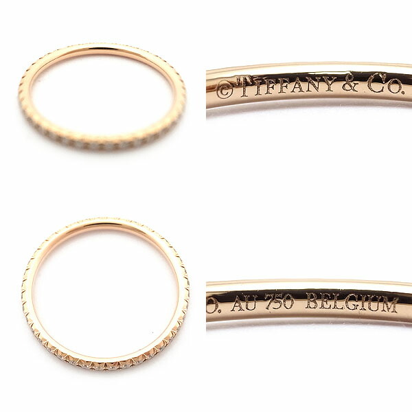 楽天市場】【緑屋質屋】ティファニー メトロ フル エタニティリング