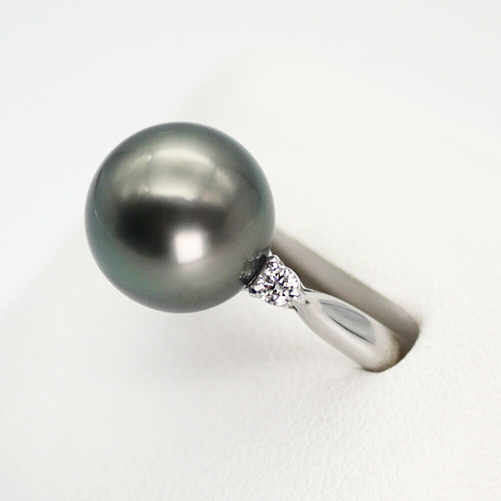 楽天市場】パール リング（7307） 【割引クーポンあり】黒蝶真珠 11.0