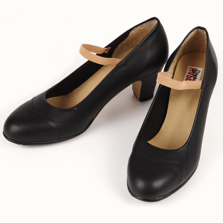 楽天市場】スペイン製 フラメンコシューズ 釘あり ゴムベルト スムース