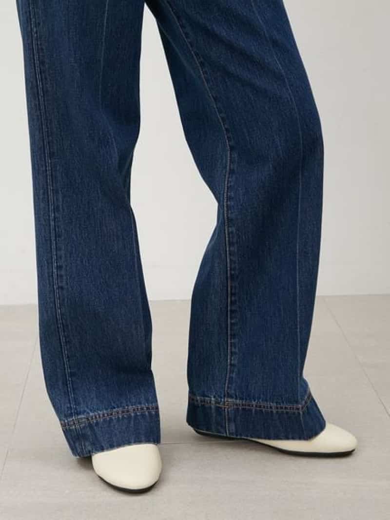 楽天市場】パッチポケットデザインシガレットデニム Mila Owen ミラ