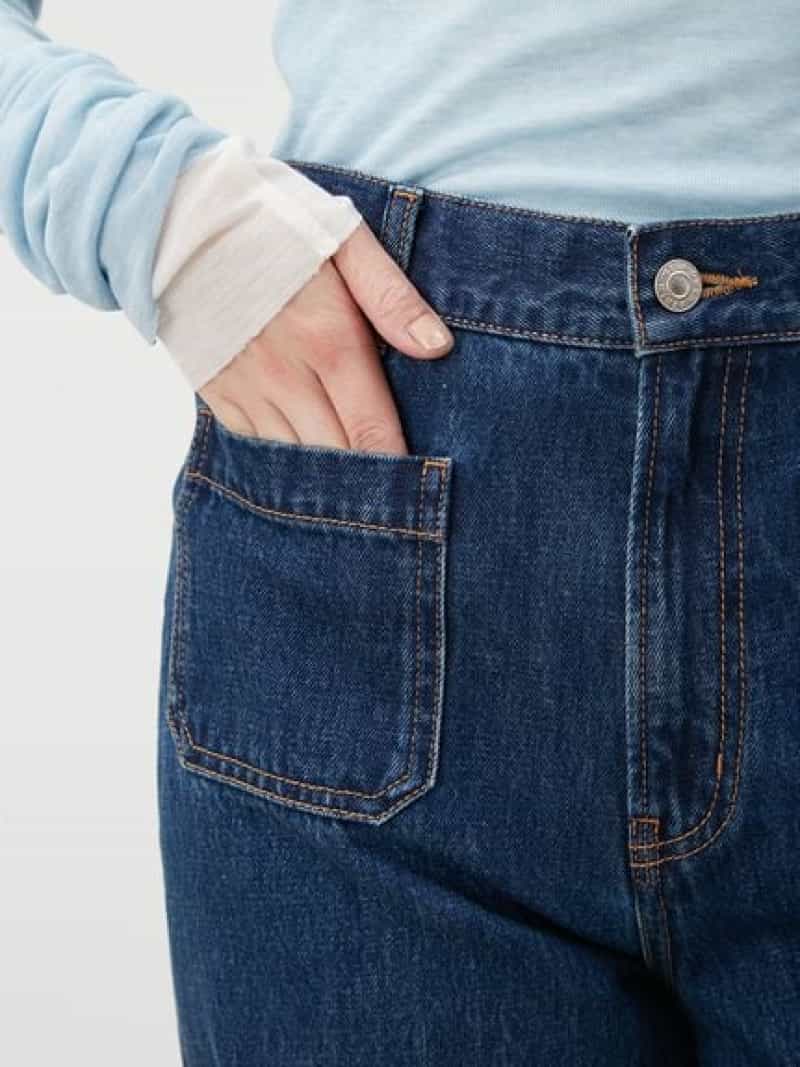 楽天市場】パッチポケットデザインシガレットデニム Mila Owen ミラ