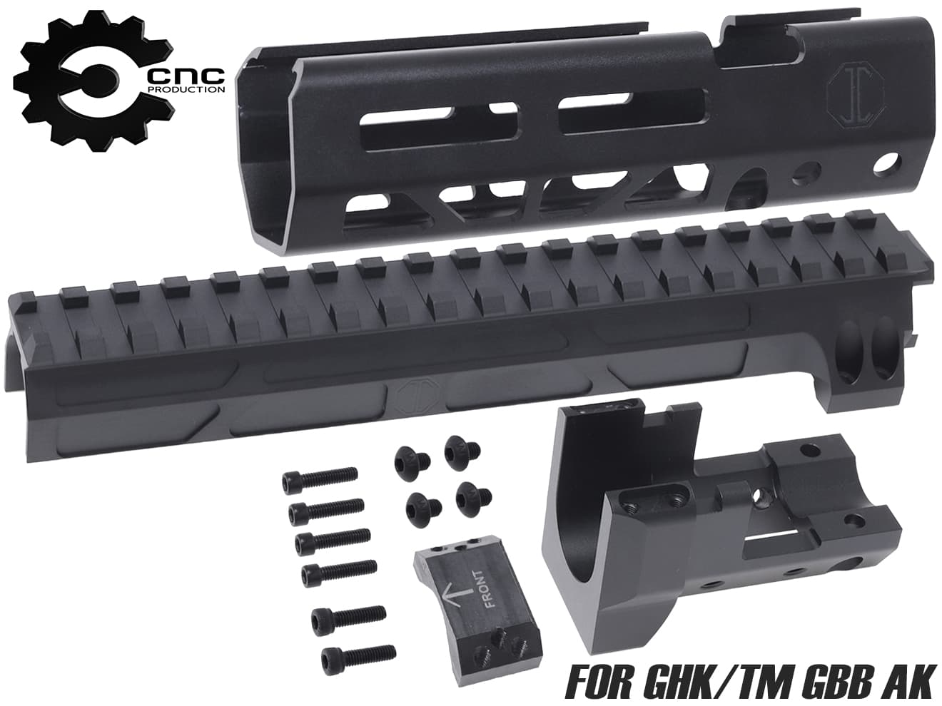 楽天市場】CNC Production JM アルミCNC M-LOK ハンドガード 6.1インチ