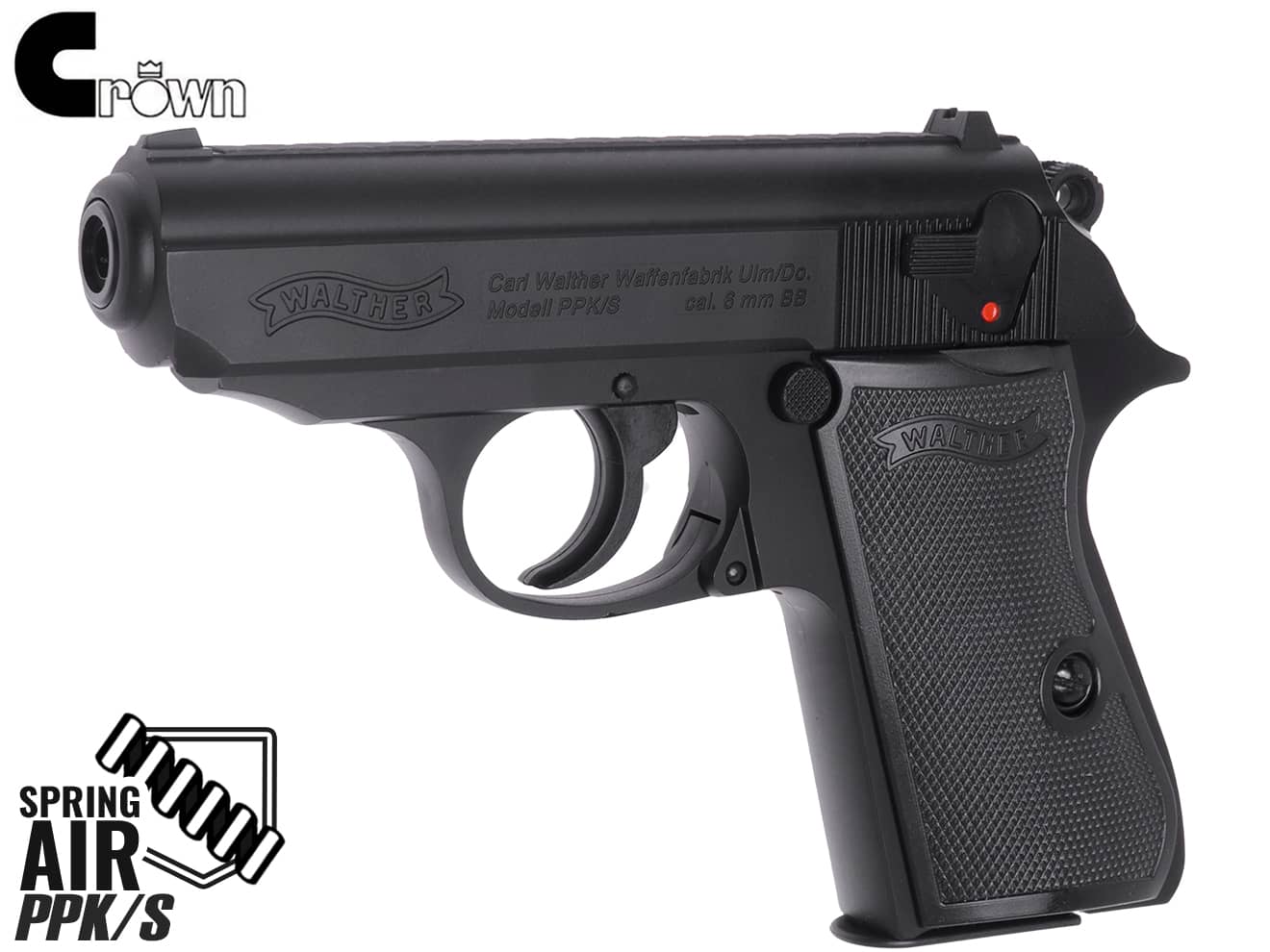 楽天市場】クラウンモデル ハイランクエアコッキング Walther PPK/S