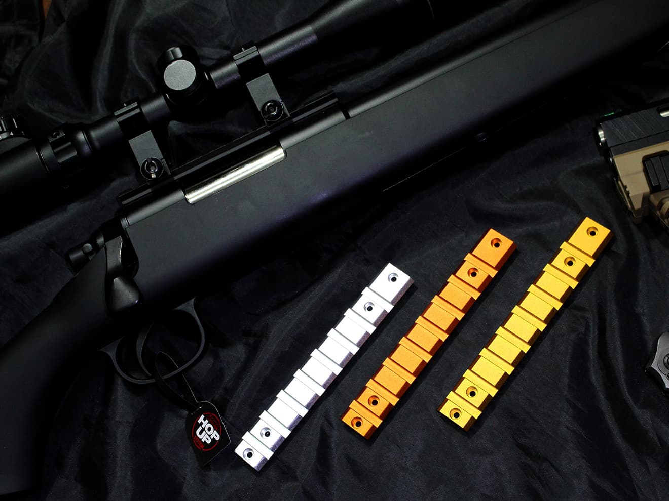 楽天市場】SLONG AIRSOFT VSR-10 スコープマウントレール◇BK 東京