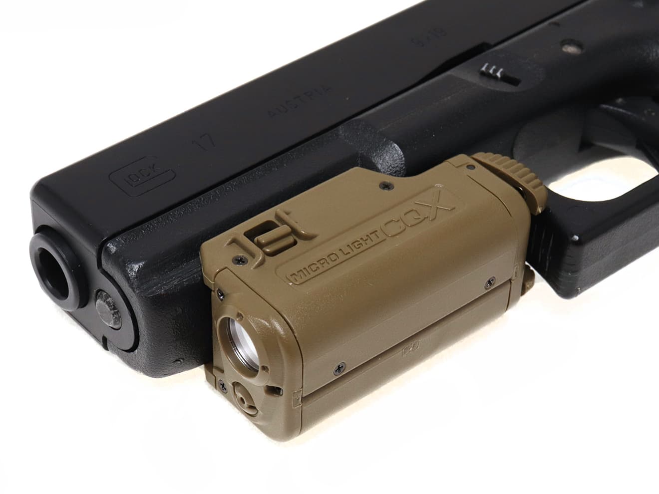 楽天市場】東京マルイ マイクロライトCQX FDE◇LEDライト/タクティカル