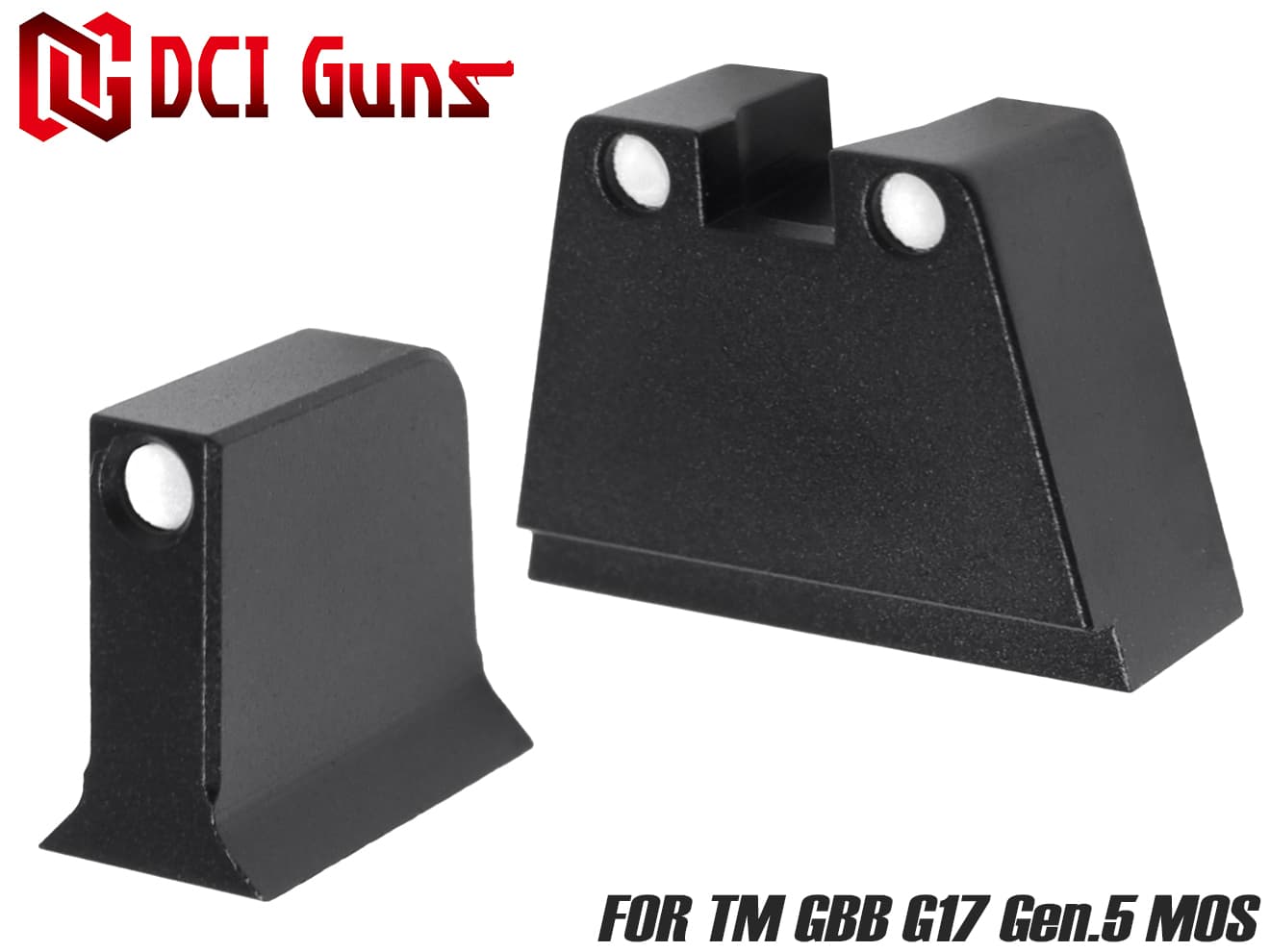 楽天市場】DCI Guns 蓄光ハイサイト 東京マルイ G17 Gen5 MOS用◇MARUI
