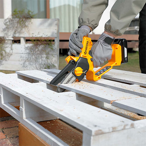 楽天市場】京セラ 充電式ハンディチェンソー BHCS-1810L1 663400A