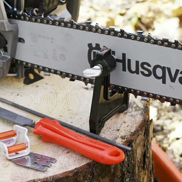 楽天市場】【メール便】ハスクバーナ チェーンソー目立て用クランプ