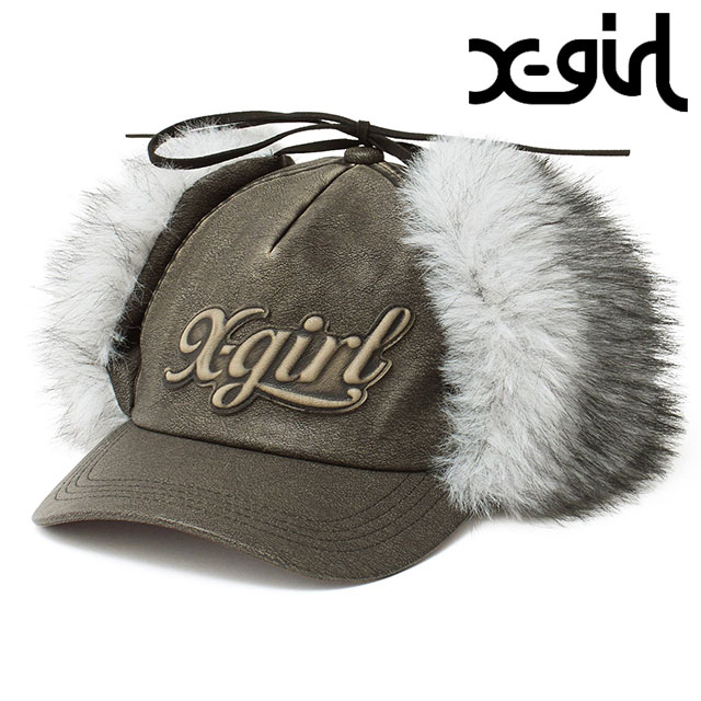 楽天市場】エックスガール X-girl ロゴ イヤーフラップキャップ