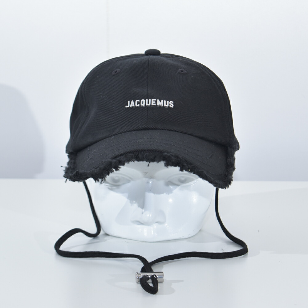 楽天市場】JACQUEMUS 帽子 キャップ 紐付 メンズ フリンジ ジャック