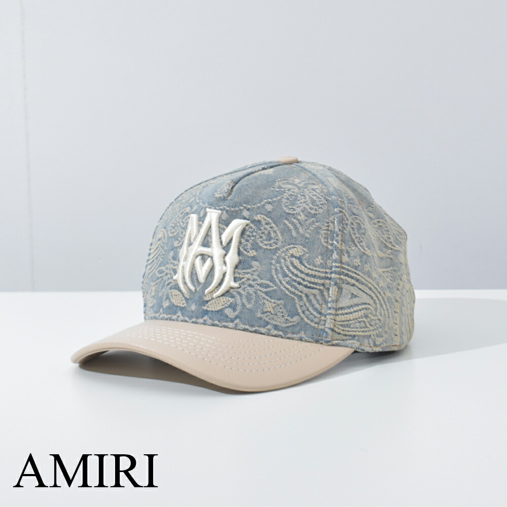 楽天市場】AMIRI アミリ 帽子 キャップ デニム バンダナ ジャカード