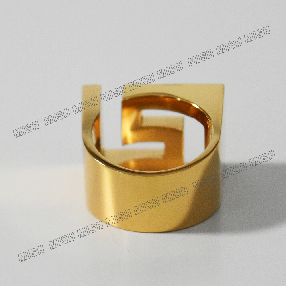 楽天市場】ヴェルサーチ 指輪 リング グレカ ゴールド メンズ 大きめ