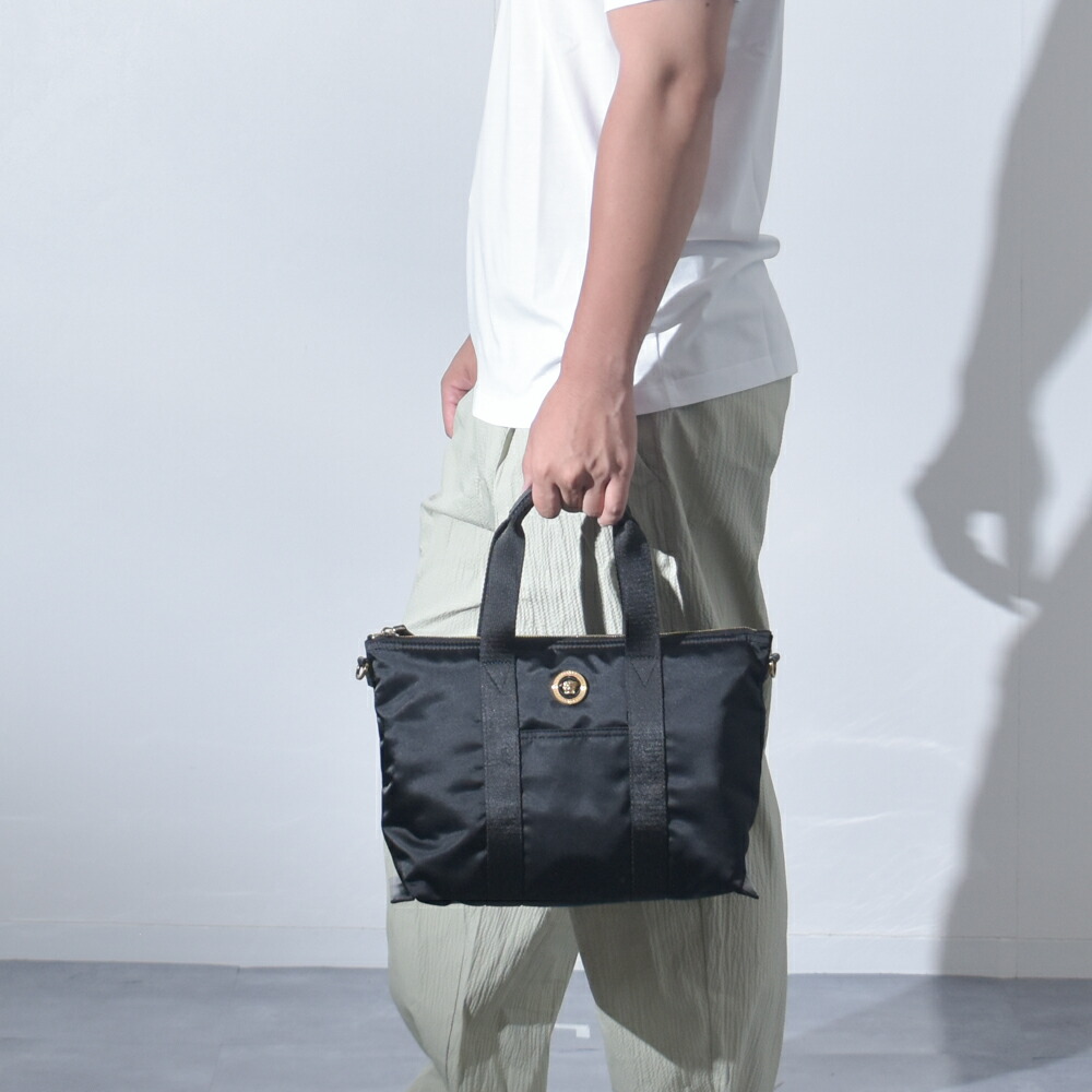 楽天市場】ヴェルサーチ ミニトートバッグ ナイロン メデューサ ロゴ