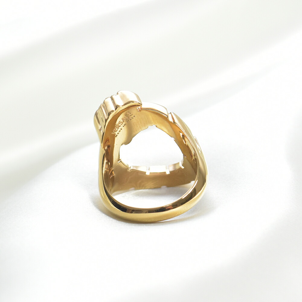 楽天市場】ヴェルサーチ リング 指輪 メンズ ゴールド メデューサ