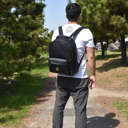 楽天市場】VERSACE バックパック メデューサ カーフレザー メンズ