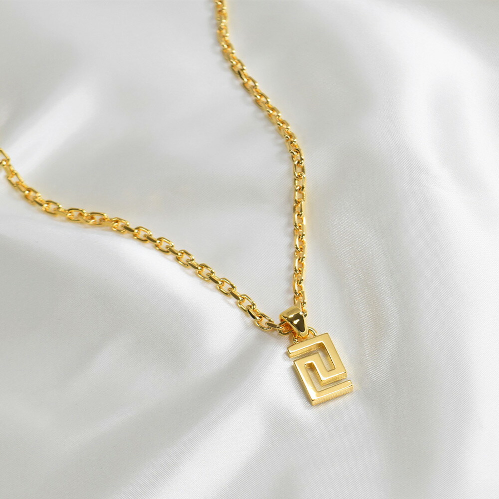 楽天市場】ヴェルサーチ ネックレス メンズ ブランド グレカ グリーク