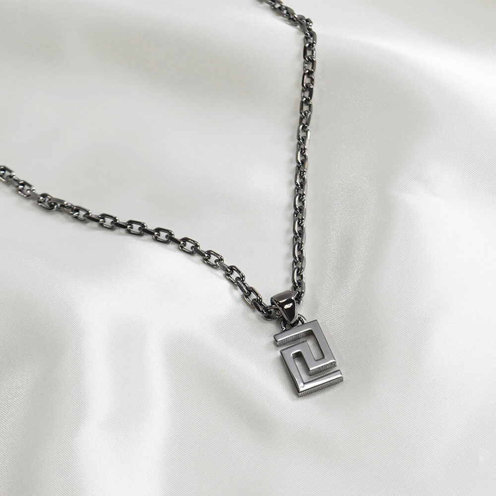 楽天市場】ヴェルサーチ ネックレス メンズ ブランド グレカ グリーク