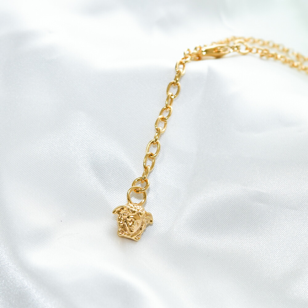 楽天市場】VERSACE ネックレス ゴールド ロゴ メデューサ メンズ