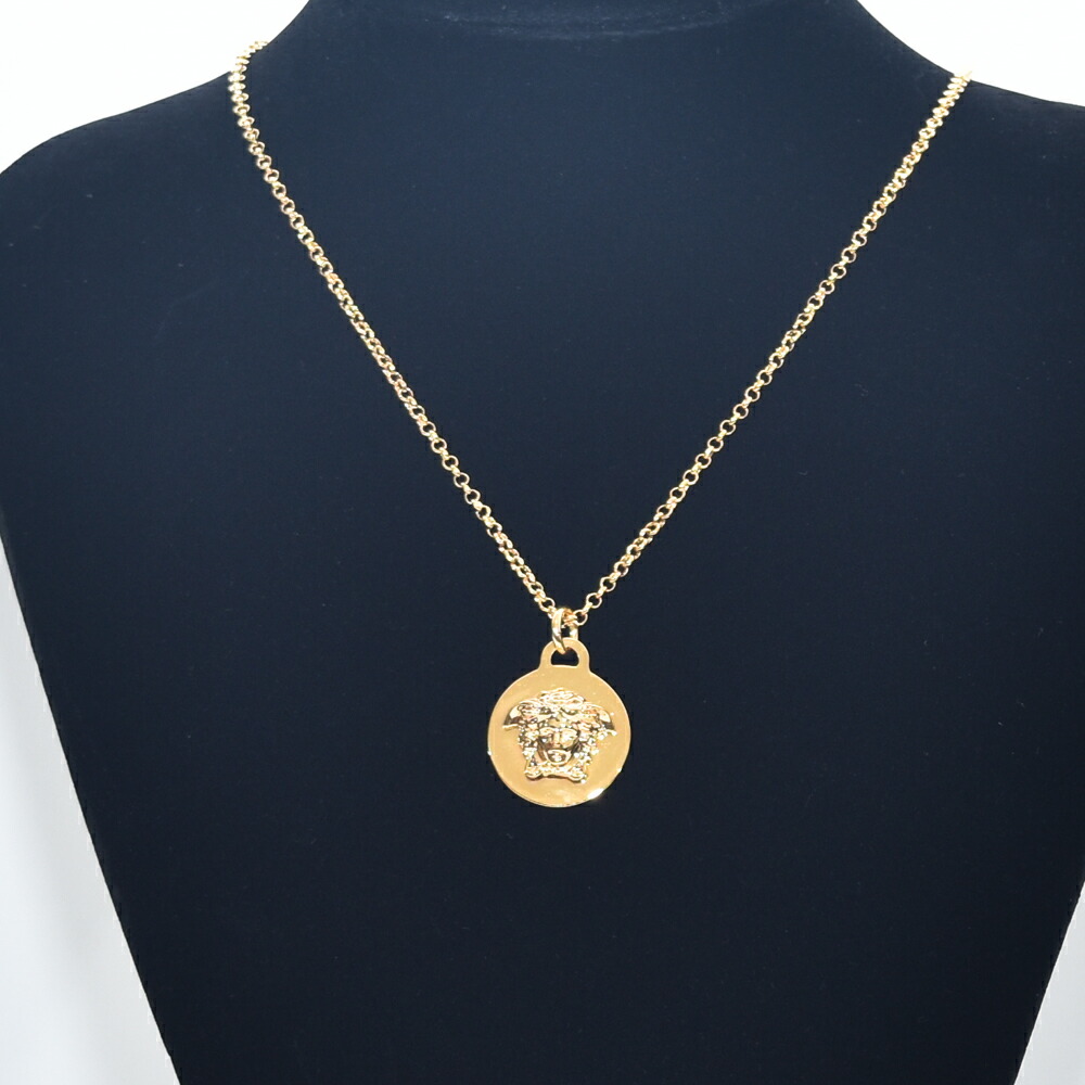 楽天市場】VERSACE ネックレス ゴールド ロゴ メデューサ メンズ