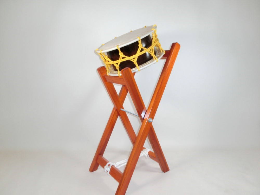 楽天市場】【締太鼓】くりぬき胴・締太鼓 並（ロープ締）附締太鼓