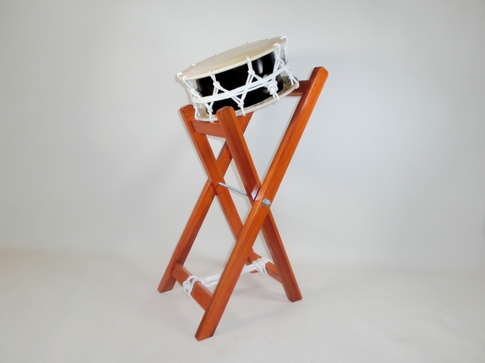 楽天市場】【締太鼓】くりぬき胴・締太鼓 並（ロープ締）附締太鼓